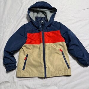 Kids 3-in-1 Jacket - Blue and Tan